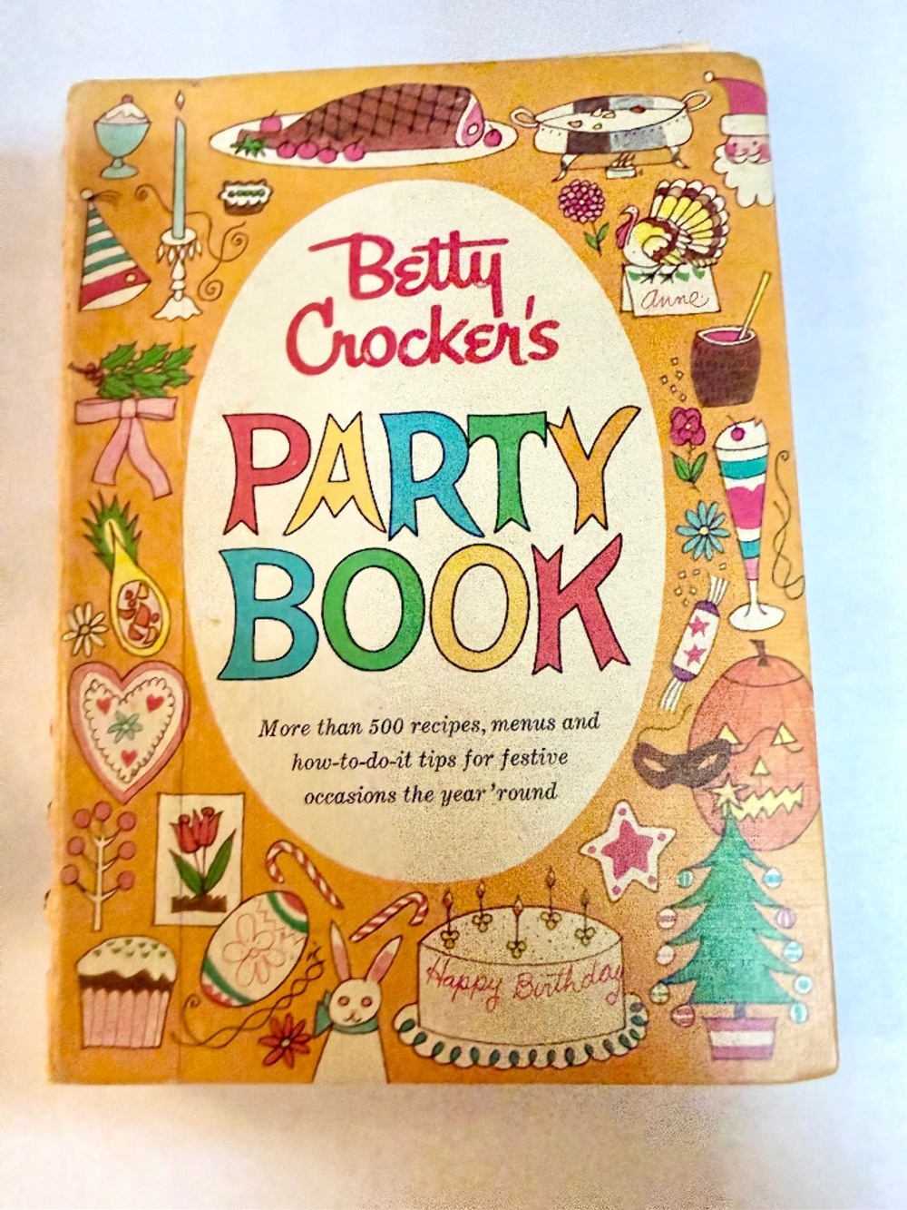 🎉vintage 1960 first edition of Betty Crocker's Party Book published Golden Press